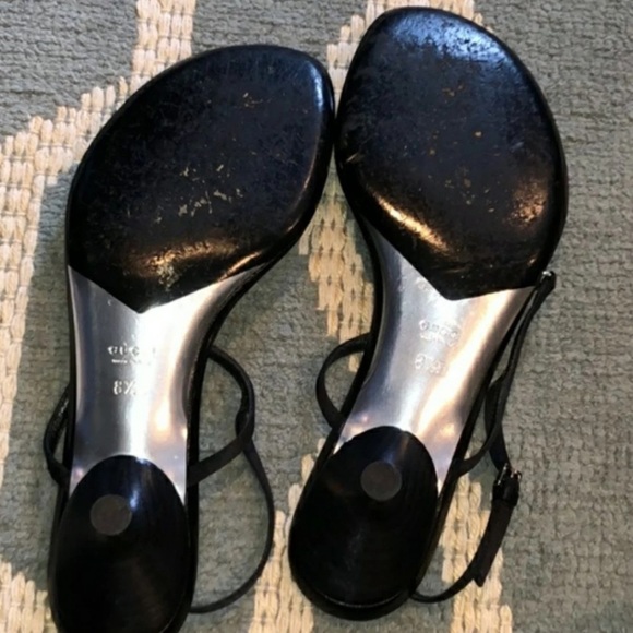 Gucci Leather Heeled Sandals - Picture 5 of 6